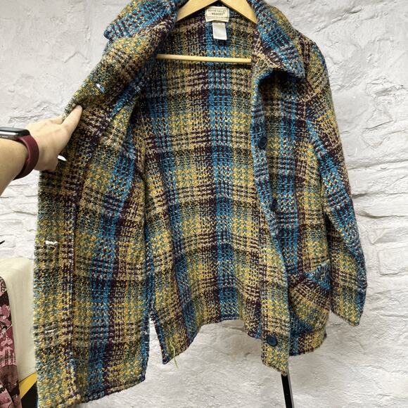 Boyne Valley Weavers Ireland Knit Cardigan Wool Button Up Sweater Women's Soft - Picture 7 of 7